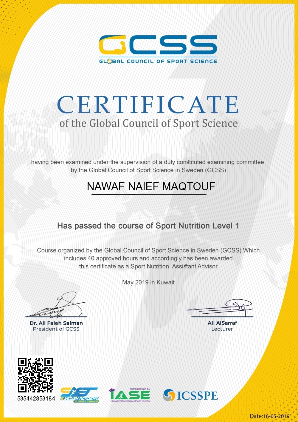 NAWAF NAIEF MAQTOUF